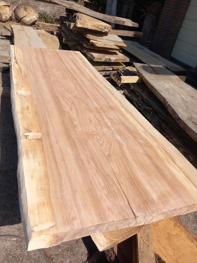 Boomstamtafels tafelbladen planken Decoratie planken Wandpla, Ophalen, Eikenhout, 200 cm of meer, 50 tot 100 cm
