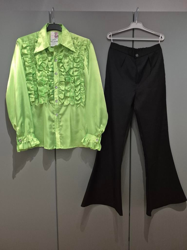 Carnavalskleding disco voor jongen/man, Kleding | Heren, Carnavalskleding en Feestkleding, Ophalen, Maat 46 (S) of kleiner, Kleding