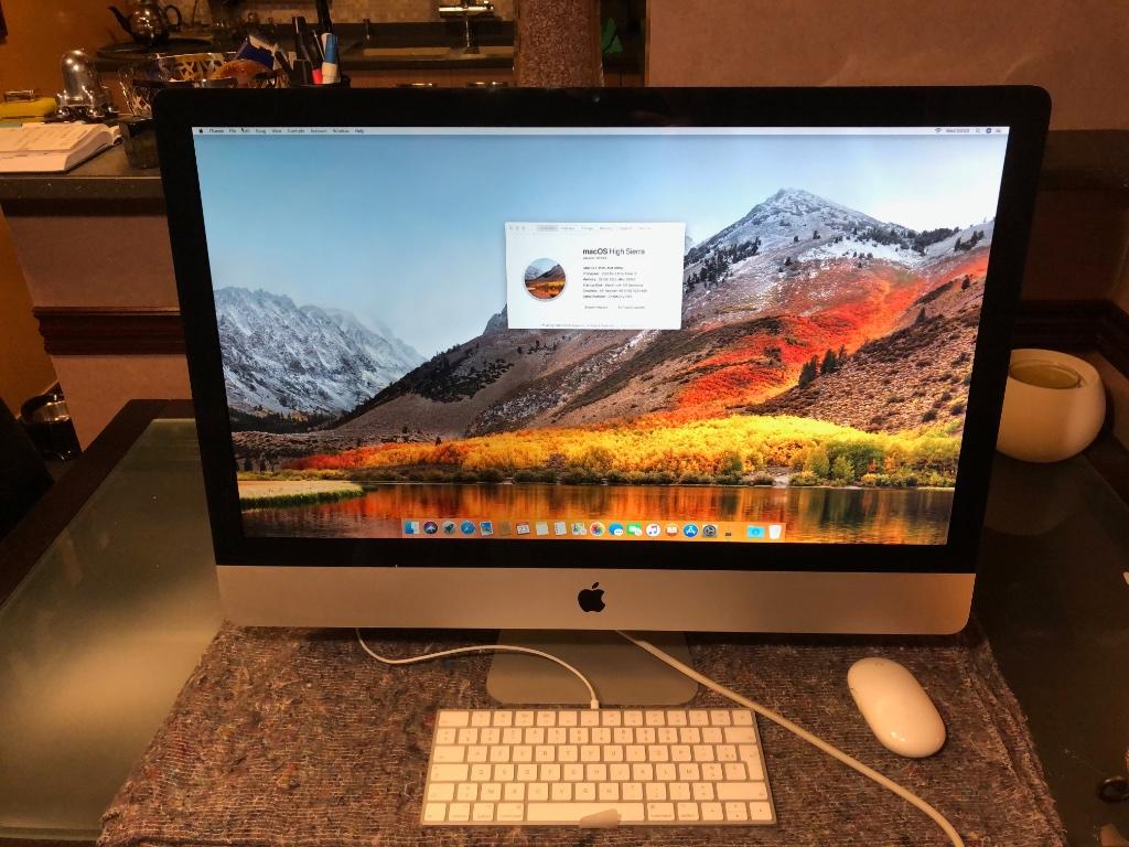 Apple iMac 27 pouces mi 2010 Intel Core i7 2,93 Ghz, 2 TB, Utilisé, 27 inch, 2 à 3 Ghz