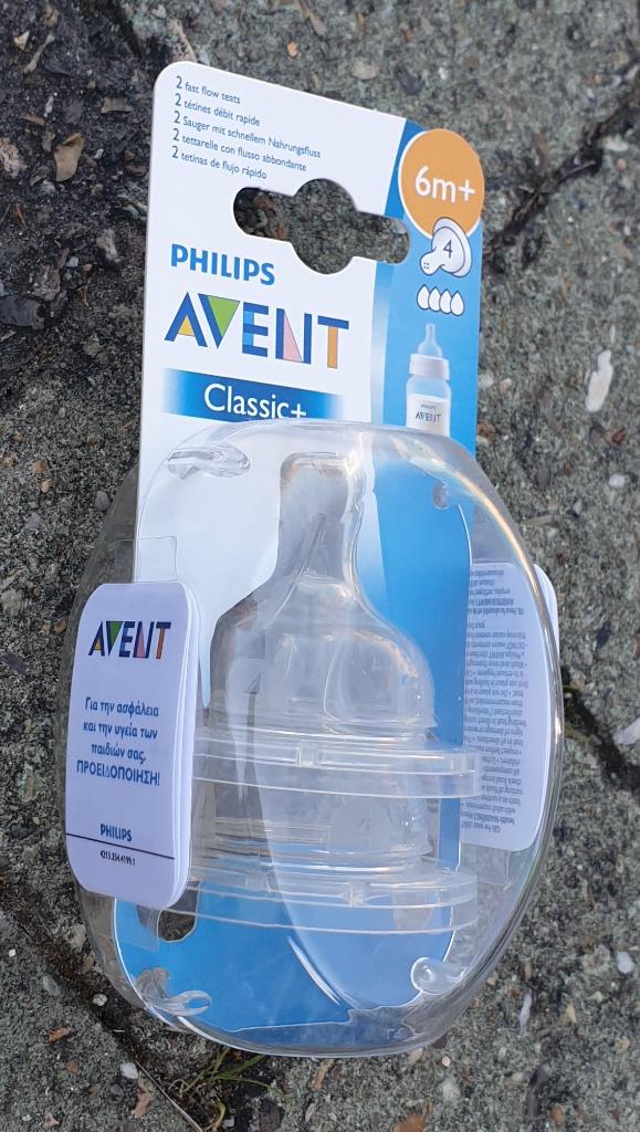 Philips Avent Speen nr 4 - 2x (nieuw), Ophalen of Verzenden, Nieuw, Overige typen