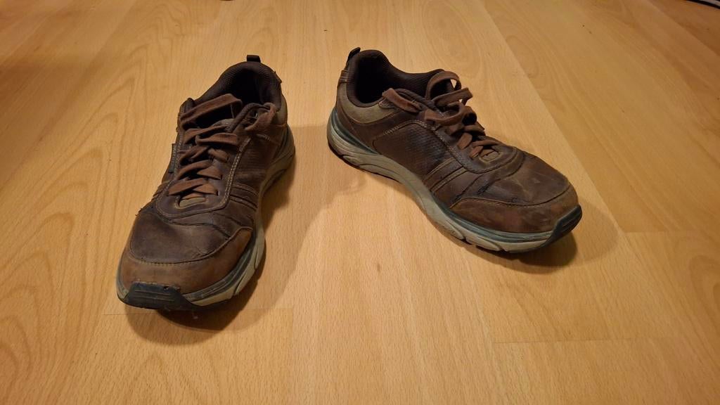 Skexhers Wandelschoenen, maat 43., Chaussures de marche, Enlèvement ou Envoi, Brun, Porté