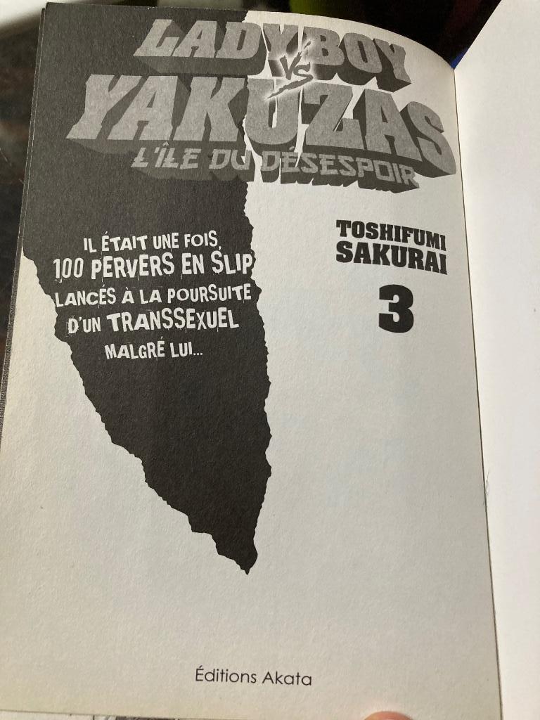 Manga lady boy 3 : L’île du désespoir de Toshifumi Sakurai, Enlèvement ou Envoi, Toshifumi Sakurai, Utilisé, Comics