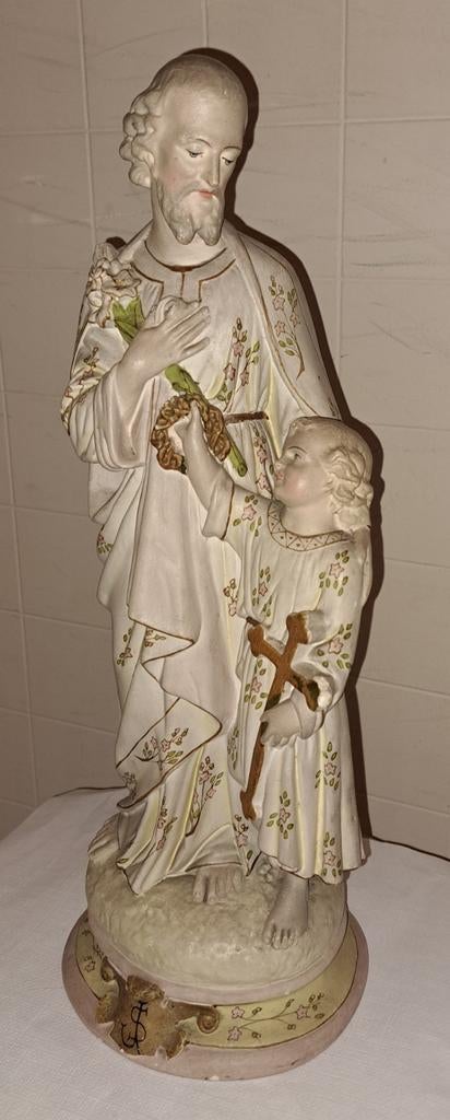 Beeld Heilig Beeld sint jozef met kindje Jezus, Verzenden