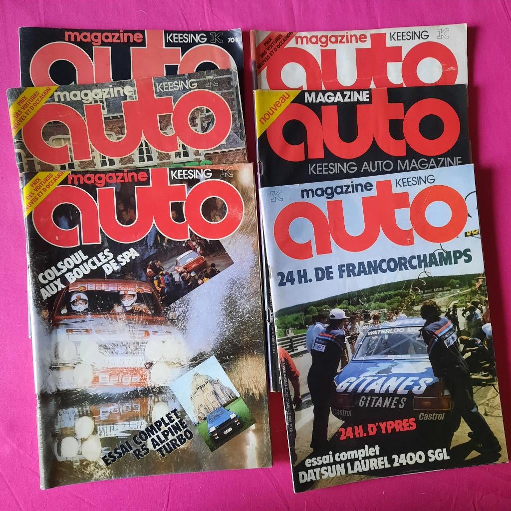 Auto Keesing tijdschrift uit 6 nummers. 1981/82., Boeken, Ophalen of Verzenden