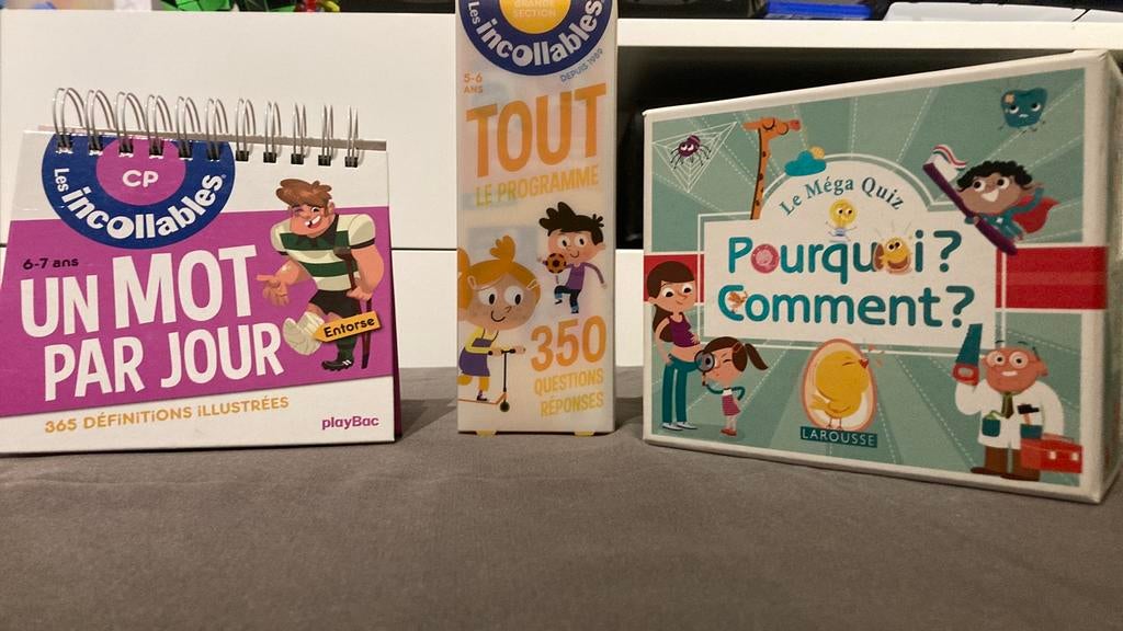 Calendrier et jeux Pourquoi ? Educatifs pour 5 à 7 ans, Enfants & Bébés, Produits pour enfants, Comme neuf, Enlèvement ou Envoi