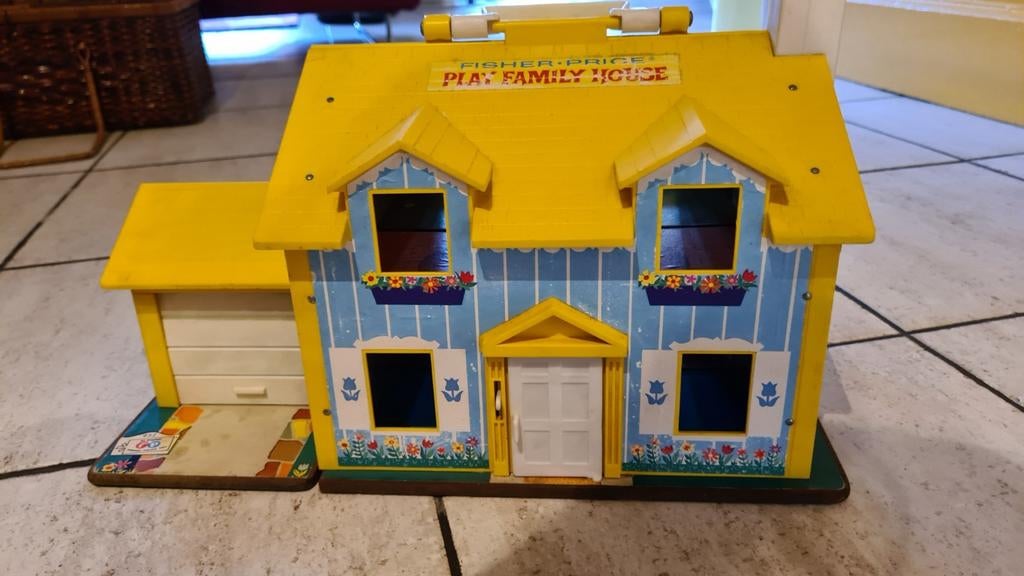 Speel eengezinswoning Fisher Price 952 uit 1969 woning, Ophalen, Gebruikt