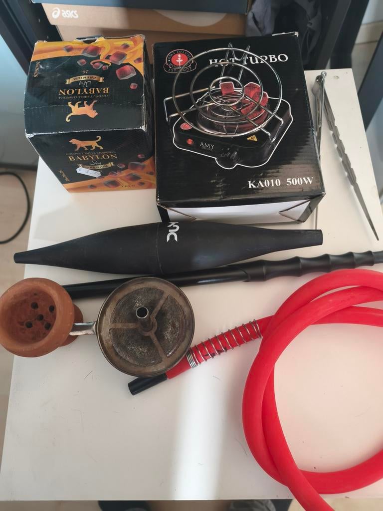 Lot accessoires chicha / narguilé – Bon état, Autos : Divers, Haut-parleurs voiture, Enlèvement ou Envoi