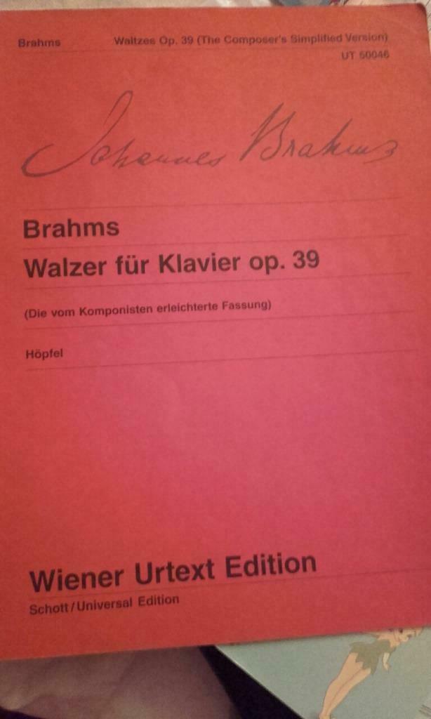 Brahms Walzer  für Klavier op. 39, Boeken, Ophalen, Zo goed als nieuw, Instrument