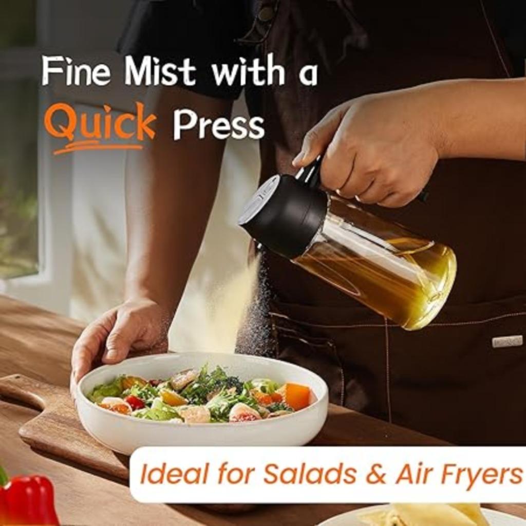 Spray d'huile de cuisine LIVRAISON RAPIDE ET GRATUITE, Envoi, Neuf