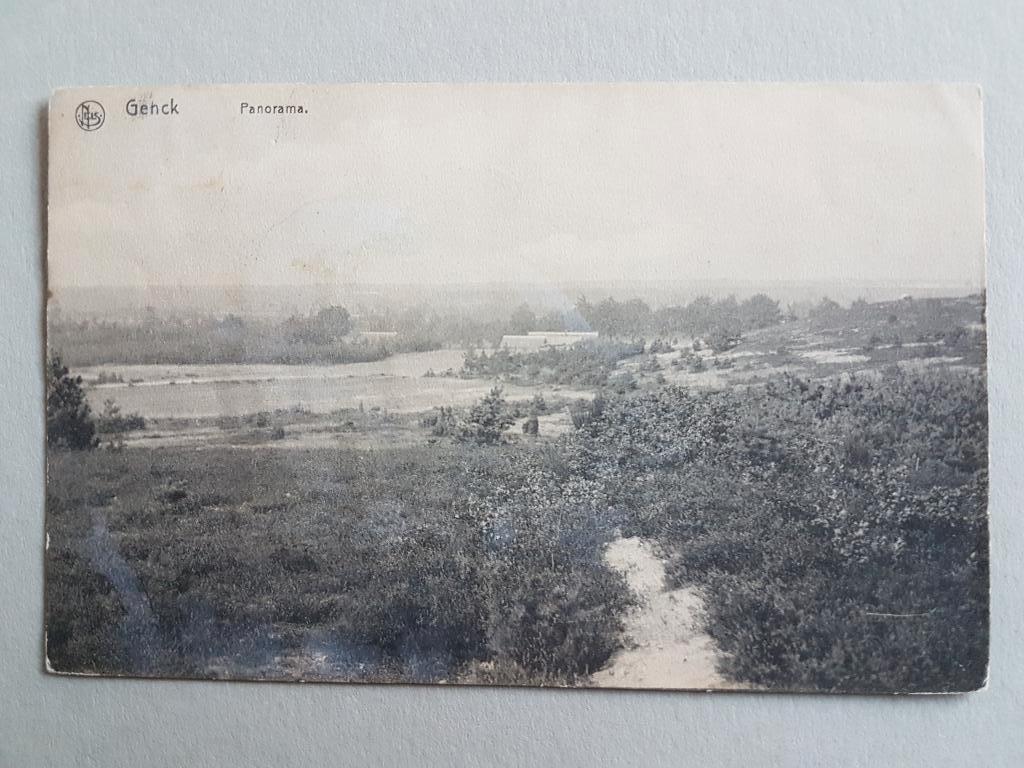 Postkaart Genk Genck Panorama 1914, Verzamelen, Postkaarten | België, Gelopen, Limburg, Voor 1920, Ophalen of Verzenden