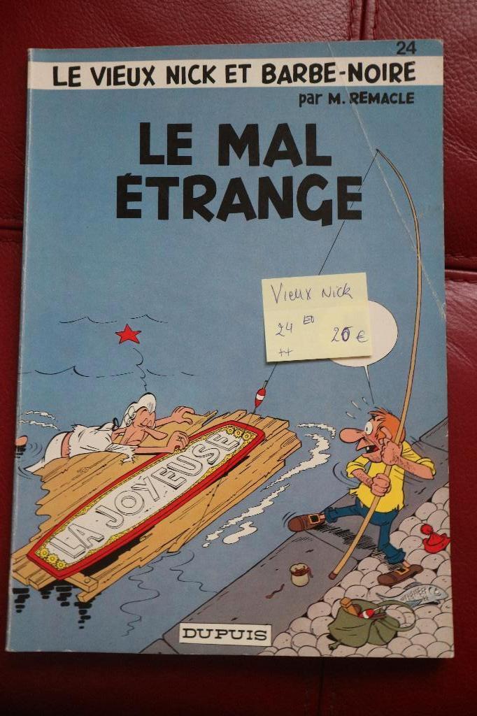 bd VIEUX NICK le mal étrange 24 eo ++, Une BD, Enlèvement ou Envoi