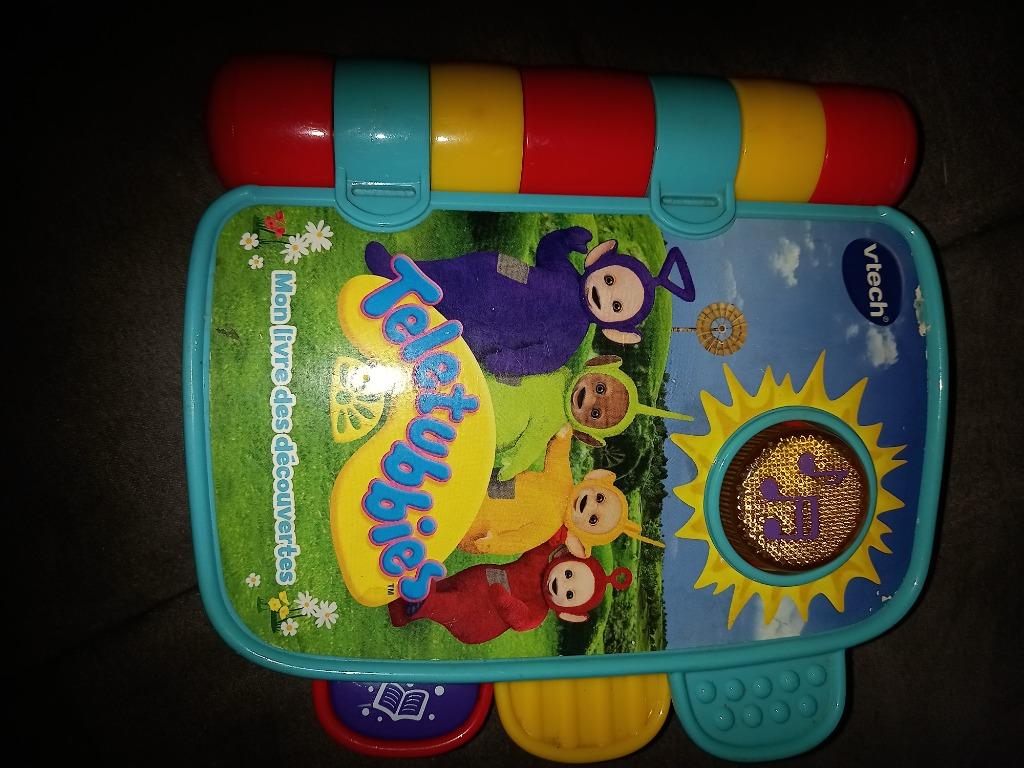 Livre teletubbies mon livre des découvertes vtech sonore, Enlèvement ou Envoi