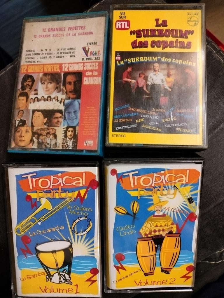 Lot 9 cassettes audio, Enlèvement ou Envoi, Utilisé
