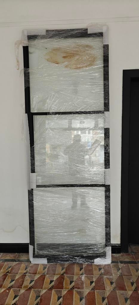 !!NIEUW!!   Stalen deur. 259x92 CM pivoterend, Ophalen