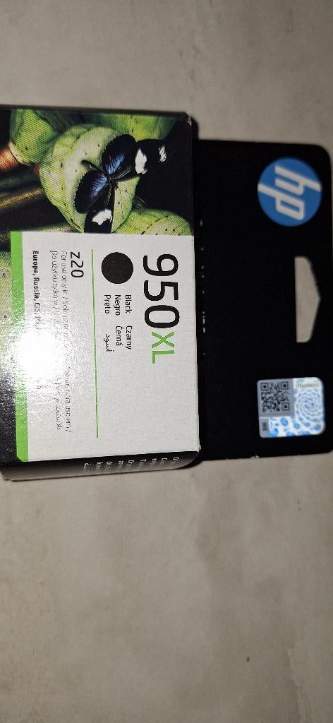 Inktpatroon hp 950xl zwart, Ophalen