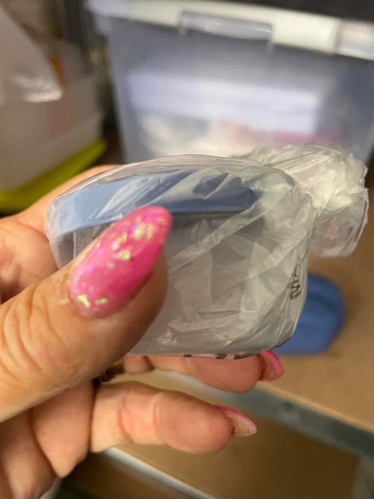 Snackdoosje met sauspotje, Huis en Inrichting, Tupperware, Blauw, Nieuw, Ophalen of Verzenden