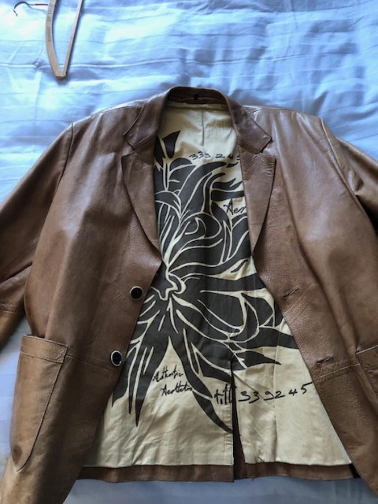 IKKS Lederen vest L, Kleding | Heren, Ophalen, Bruin, Maat 48/50 (M), Zo goed als nieuw