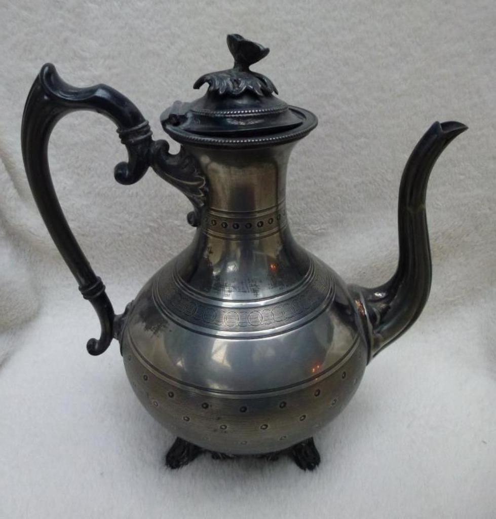 koffie pot, Antiek en Kunst, Antiek | Tin, Ophalen of Verzenden