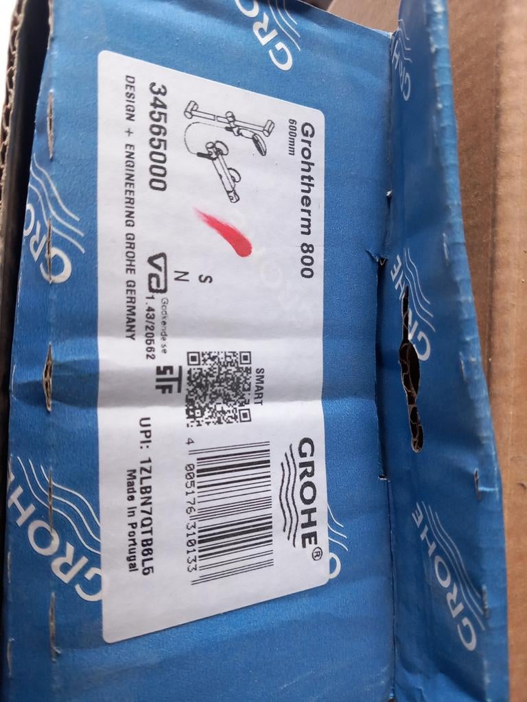 Grohtherm 800 doucheset, Ophalen