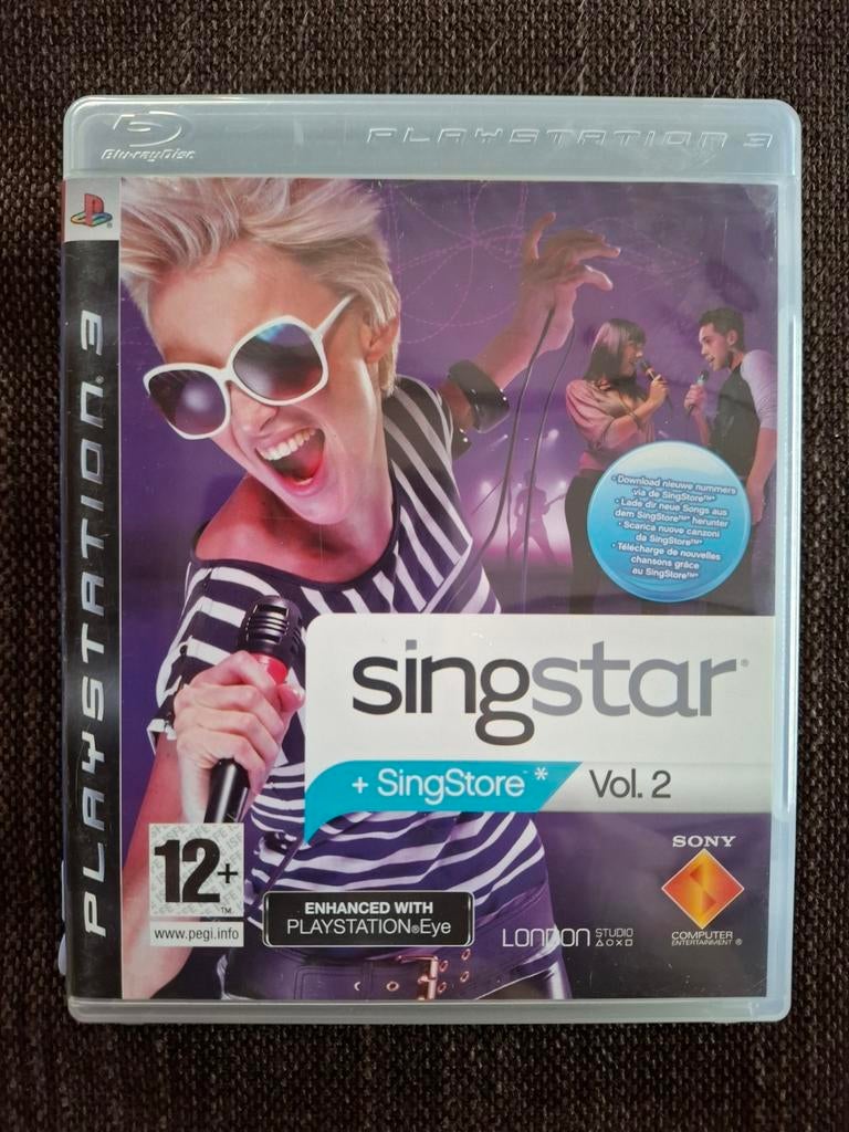 PS3 Singstar vol 2 (compleet), Ophalen of Verzenden, Zo goed als nieuw