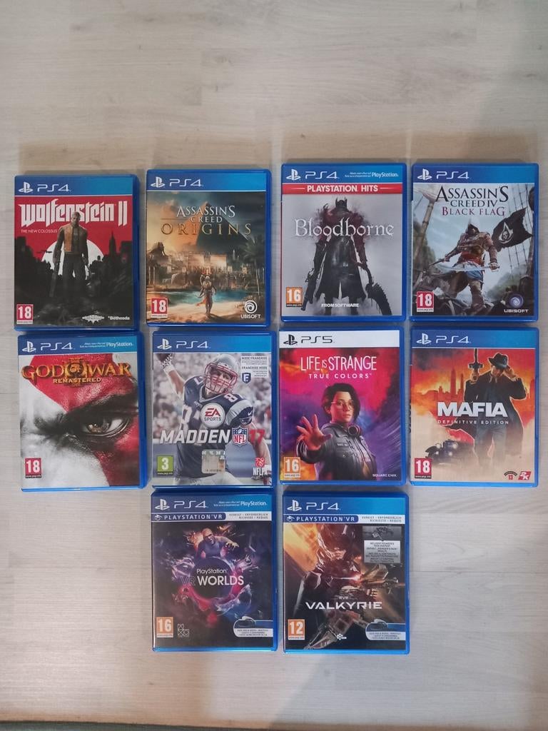 PS4 en PS5 (1) games, 9 euro/stuk., Enlèvement ou Envoi, Comme neuf, Jeu de rôle (Role Playing Game), À partir de 18 ans