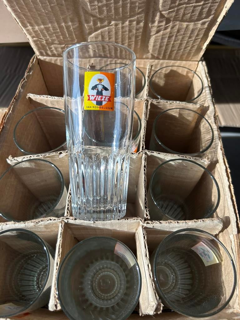 Wieze bierglazen, Ophalen, Gebruikt, Glas of Glazen, Overige merken