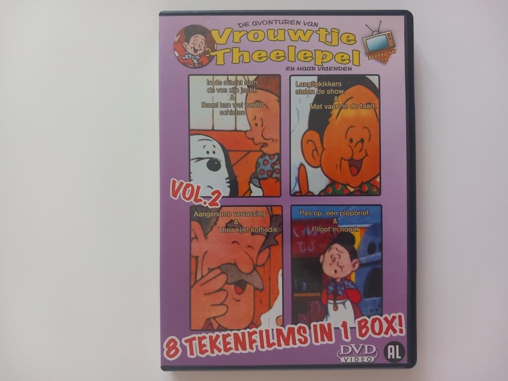 Dvd De avonturen van Vrouwtje Theelepel (Animatiefilm), Cd's en Dvd's, Ophalen of Verzenden, Zo goed als nieuw