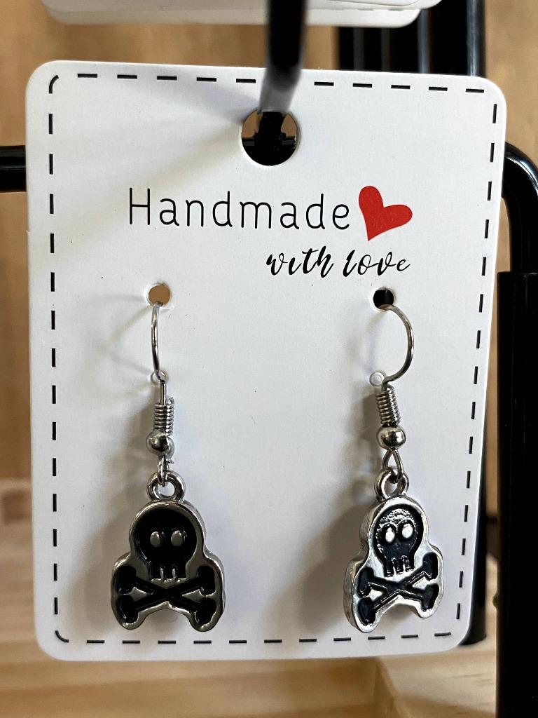 Skull (bad Alice), NOUVEAU, Enlèvement ou Envoi, Neuf, Noir, Pendantes