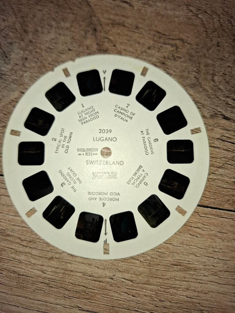 View-master : lugano 2039, Verzamelen, Verzenden, Zo goed als nieuw