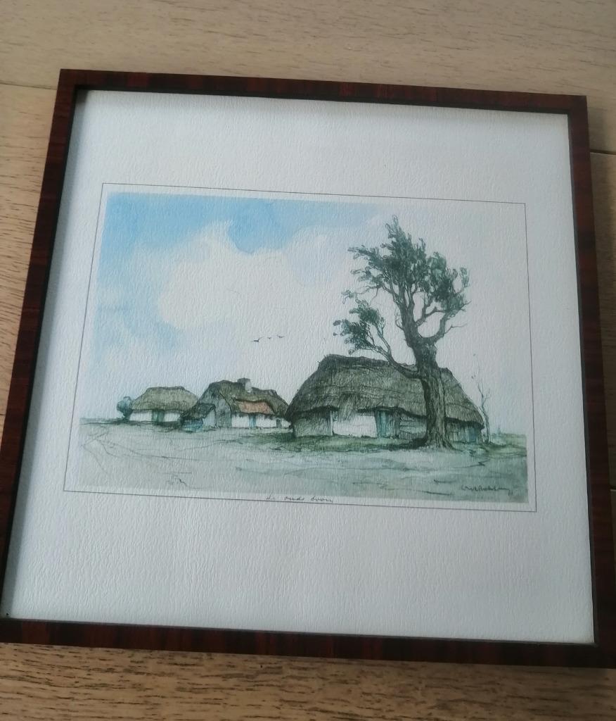 Ets / litho Dirk Baksteen De oude boom, Enlèvement ou Envoi