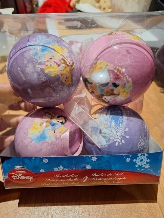 Disney,princessen kerstballen set, Diversen, Kerst, Ophalen of Verzenden, Nieuw