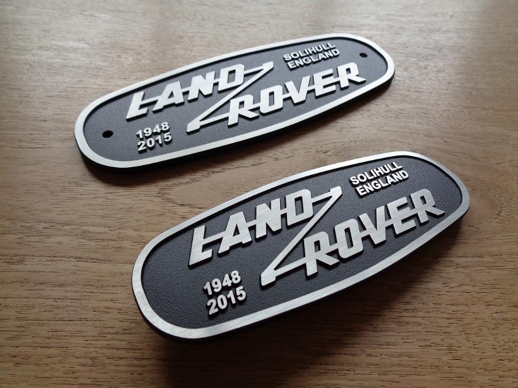 LAND ROVER Defender - Emblème ADVENTURE / HERITAGE Original, Autos : Pièces & Accessoires, Enlèvement ou Envoi, Neuf, Land Rover
