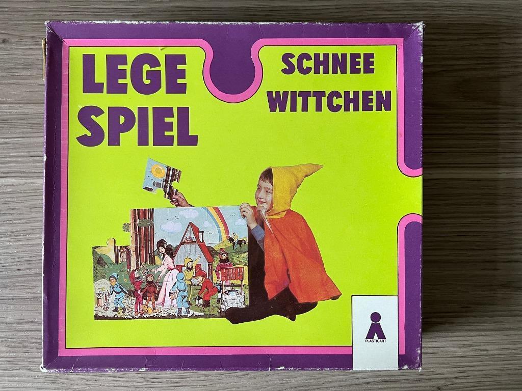 Puzzle Blanche-Neige et les 7 nains - Plasticart, Enlèvement ou Envoi, 10 à 50 pièces, Utilisé, 2 à 4 ans