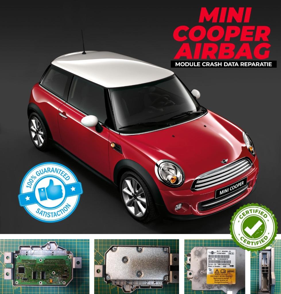 mini cooper airbag module crash data reparatie, Auto-onderdelen, Dashboard en Schakelaars, Mini, Gebruikt, Ophalen of Verzenden