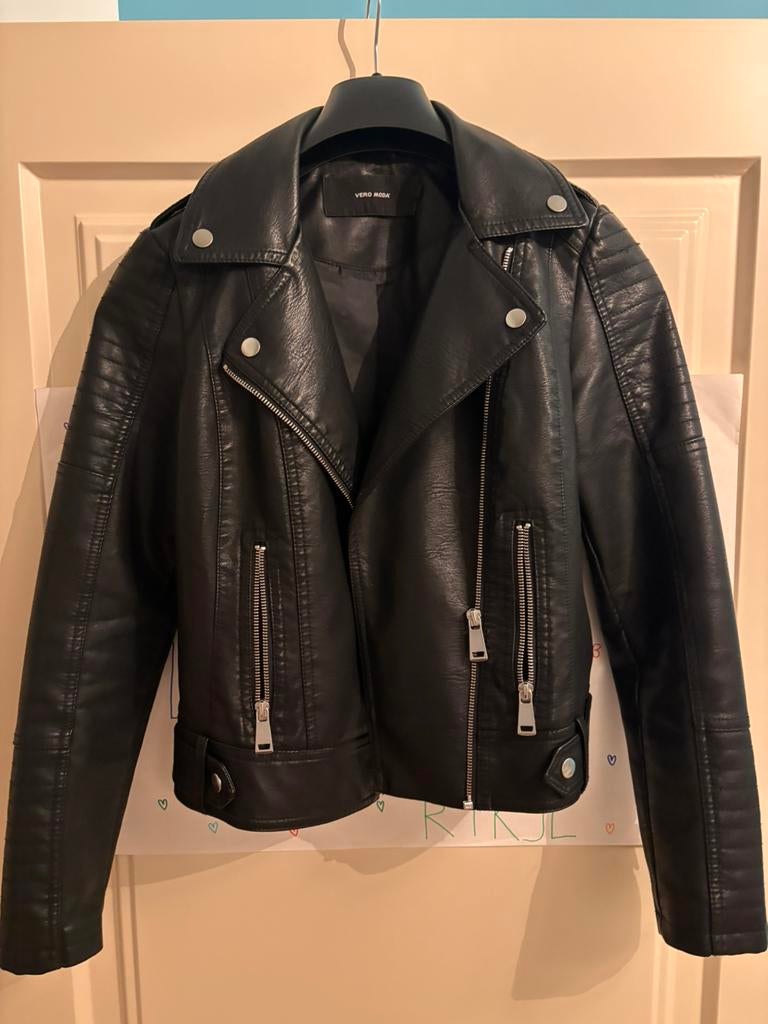 Leder vest, Enlèvement, Comme neuf, Taille 36 (S)