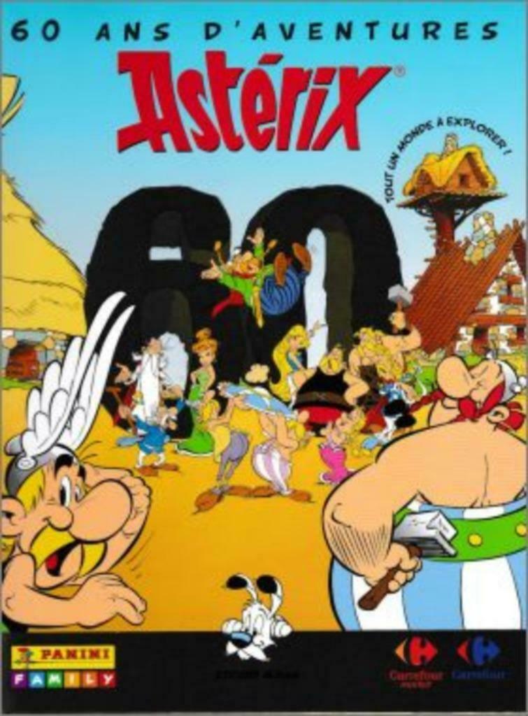 Album Carrefour 60 ans d'aventures Astérix - stickers à vend, Ophalen of Verzenden, Nieuw, Losse kaart