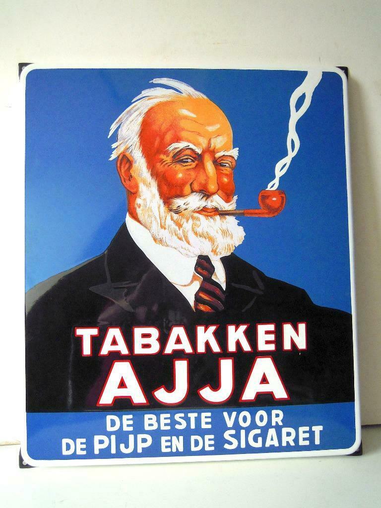 Enseigne publicitaire en émail de AJJA - Édition limitée, Collections, Enlèvement, Maison et Meubles