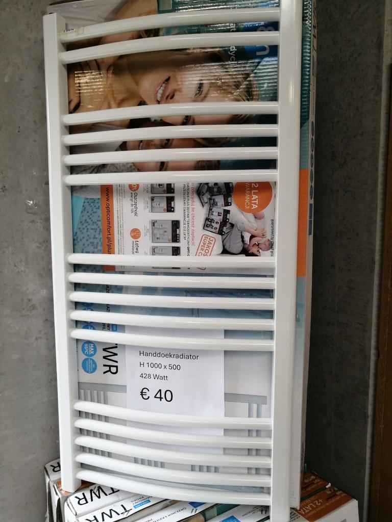 Handdoekradiator H 1000 x 500 428W op=op (PROMO), Ophalen, Nieuw, Radiator