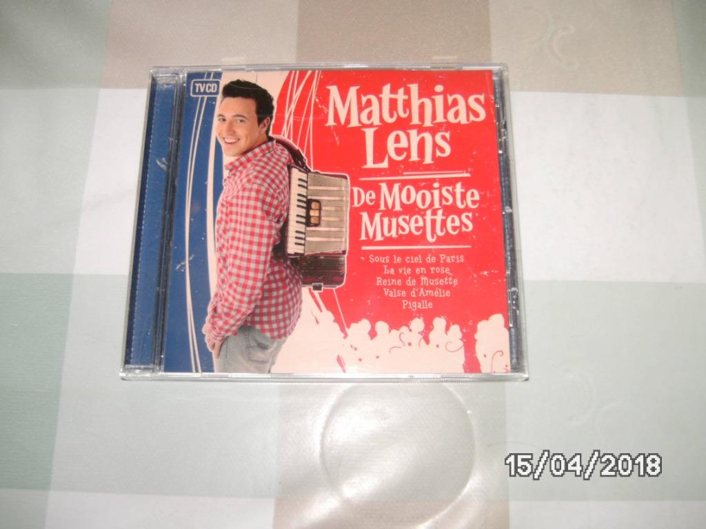 Een CD van Matthias Lens "De Mooiste Mussettes", Ophalen of Verzenden, Zo goed als nieuw, Overige genres