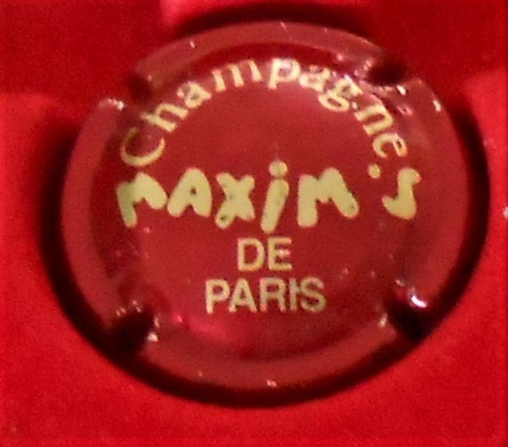 capsule de champagne De Castellane - Maxim's, Collections, Enlèvement ou Envoi, Utilisé