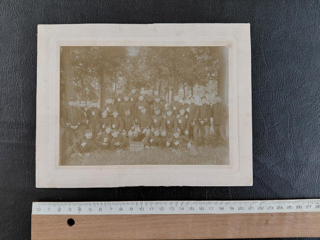 Militair foto Leopoldsburg 1909, Gebruikt, Foto, Ophalen of Verzenden, Voor 1940