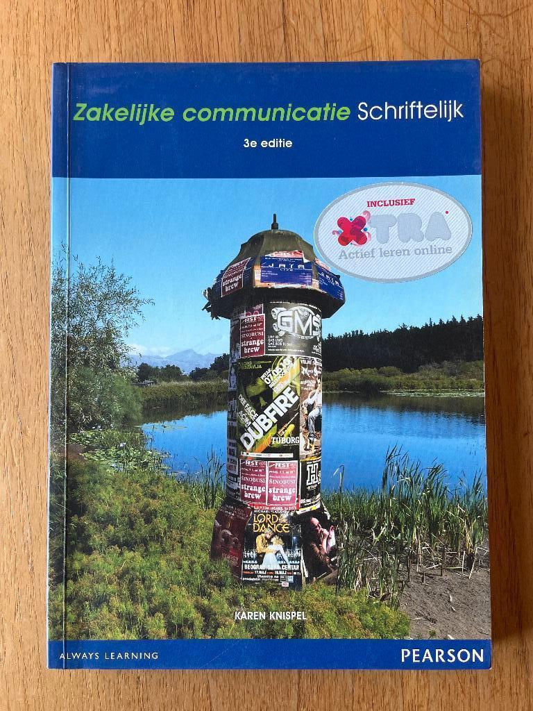 Zakelijke communicatie Schriftelijk, Enlèvement ou Envoi, Comme neuf, Enseignement supérieur, Karen Knipsel