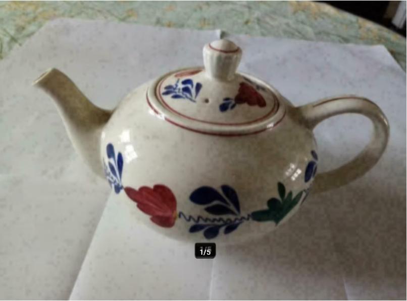 vintage thee- koffiepot Regouts & co, Villeroy Boch 2 5€/st, Antiquités & Art, Antiquités | Céramique & Poterie, Enlèvement ou Envoi