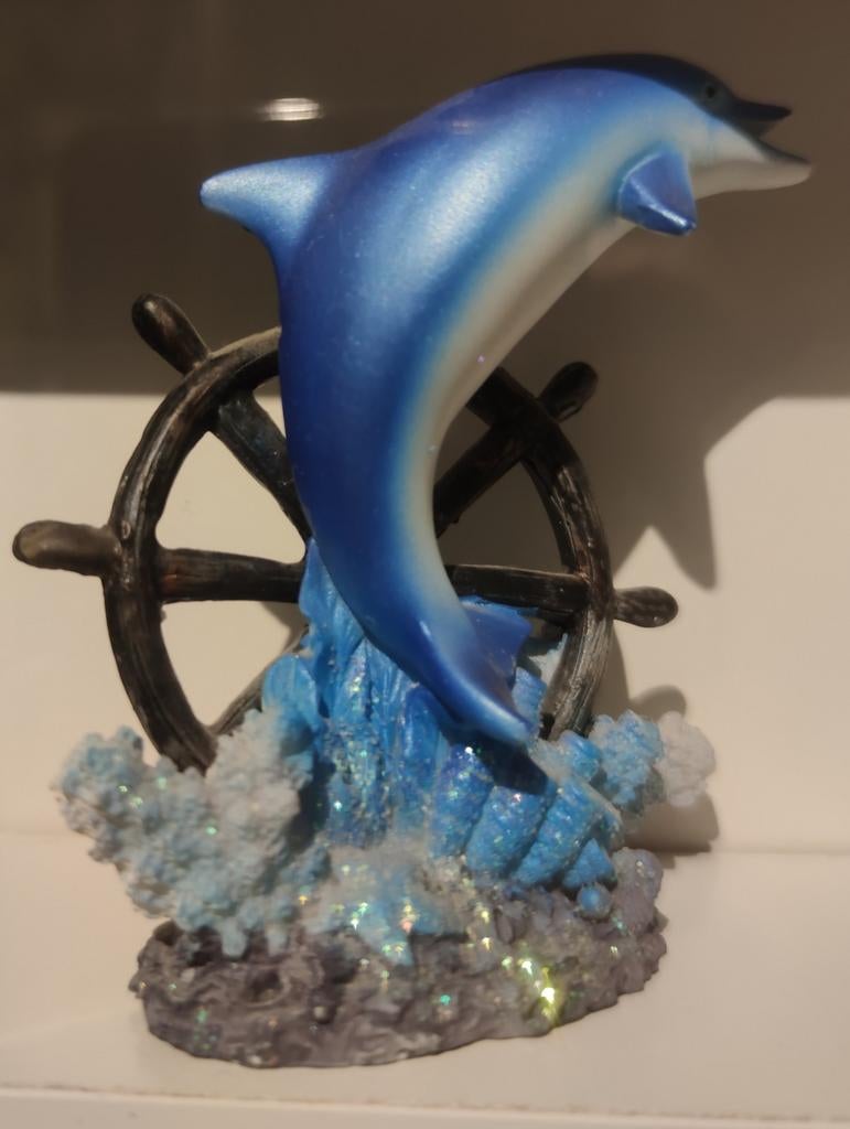 Dolfijn decoratie beeldje, Verzamelen, Zo goed als nieuw, Dier