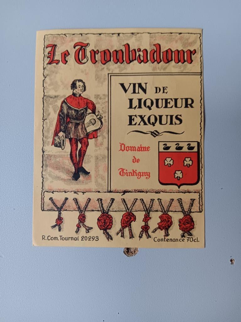 3 étiquettes de liqueur de gin Taintignies Rumes, Enlèvement ou Envoi, Utilisé, Autres types