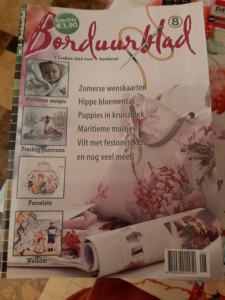 Borduurblad - diverse nummers, Boeken, Hobby en Vrije tijd, Ophalen of Verzenden