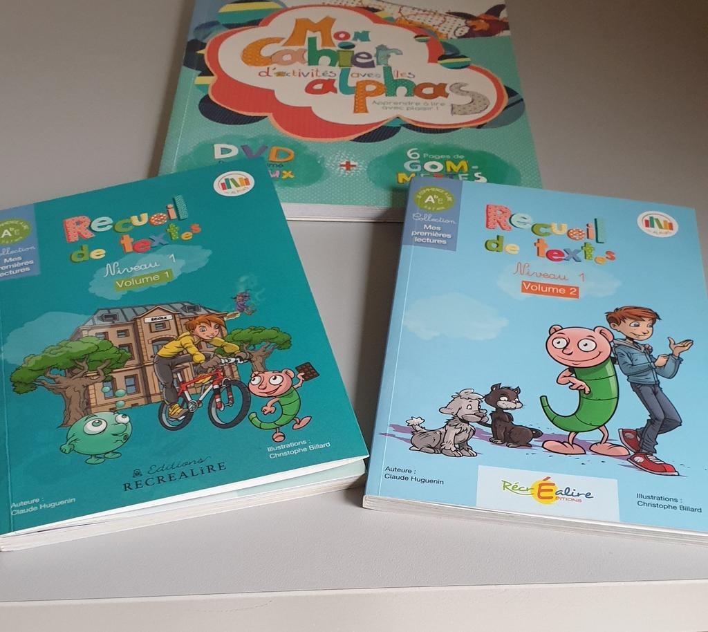 lot de trois cahiers d'activité les alphas, Livres, Enlèvement ou Envoi, Neuf
