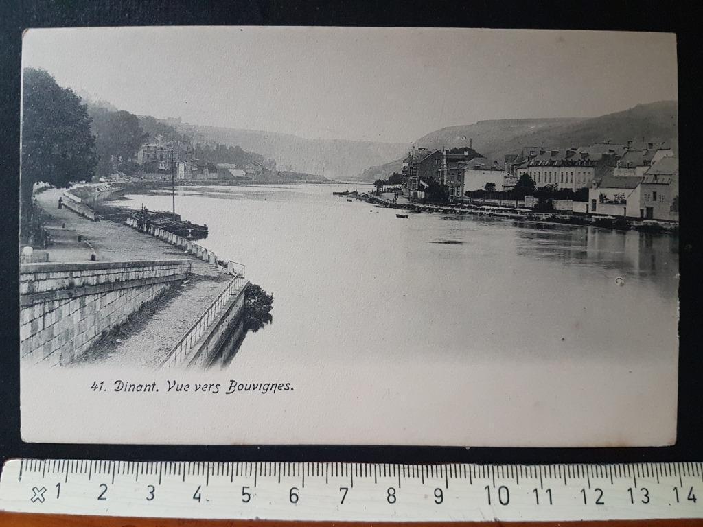 Carte postale Dinant Vue vers Bouvignes, Enlèvement ou Envoi, Avant 1920, Non affranchie, Namur
