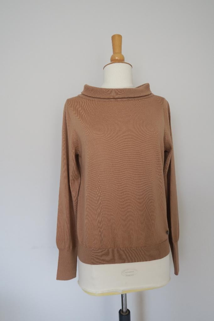 Wollen trui met boothals- Xandres- XS, Kleding | Dames, Truien en Vesten, Bruin, Nieuw, Ophalen of Verzenden, Maat 34 (XS) of kleiner