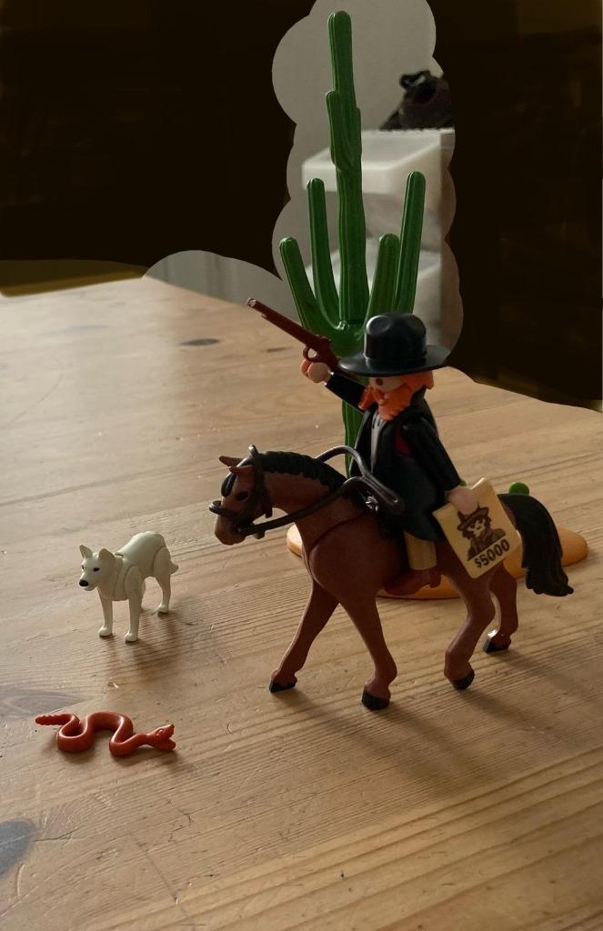 Playmobil 5251 Sheriff te paard met hond, Kinderen en Baby's, Speelgoed | Playmobil, Ophalen of Verzenden, Zo goed als nieuw, Complete set